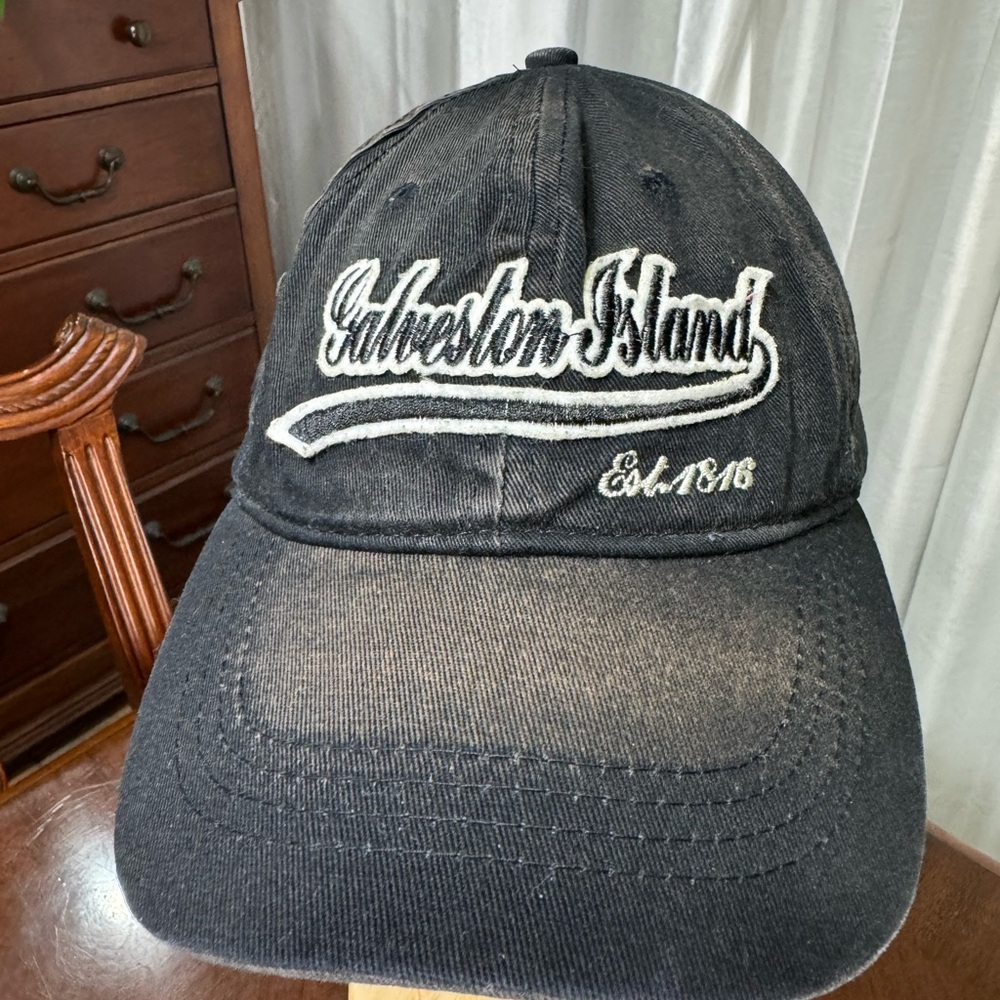 Galveston Black Denim Cap